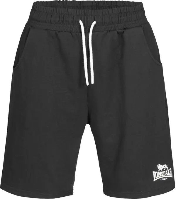 LONSDALE LONSDALE Hlače 'Coventry'  crna / bijela