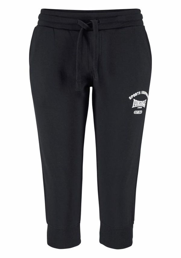 LONSDALE LONSDALE Hlače  crna / bijela