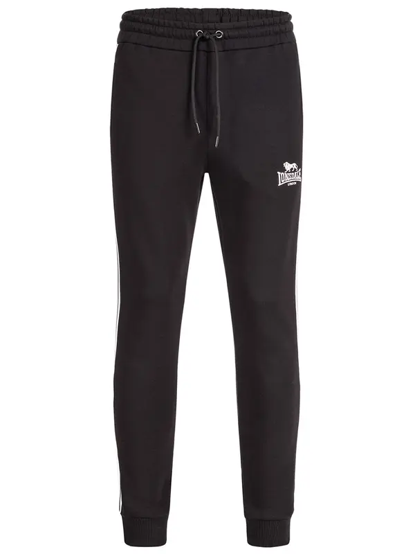LONSDALE LONSDALE Hlače 'Foindle'  crna / bijela