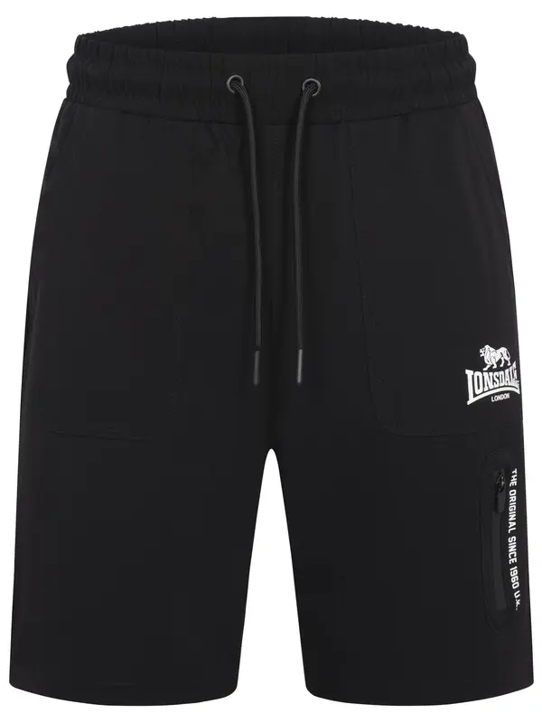 LONSDALE LONSDALE Hlače 'Havant'  crna / bijela
