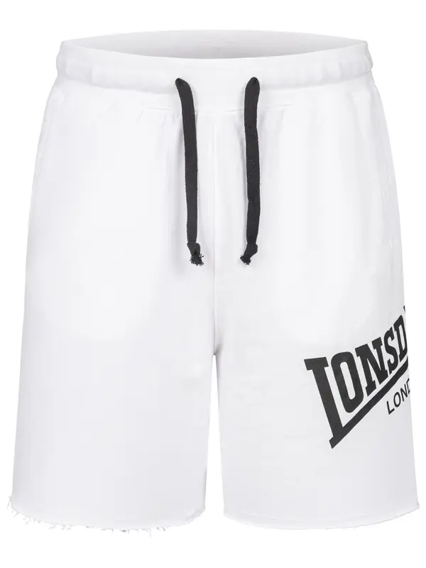 LONSDALE LONSDALE Hlače 'Polbathic'  crna / bijela
