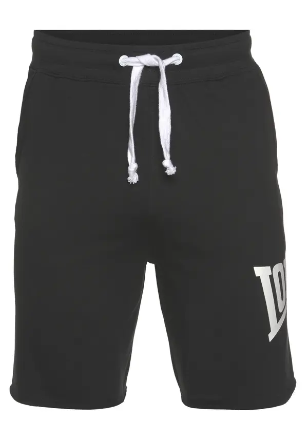 LONSDALE LONSDALE Hlače 'Polbathic'  crna / bijela
