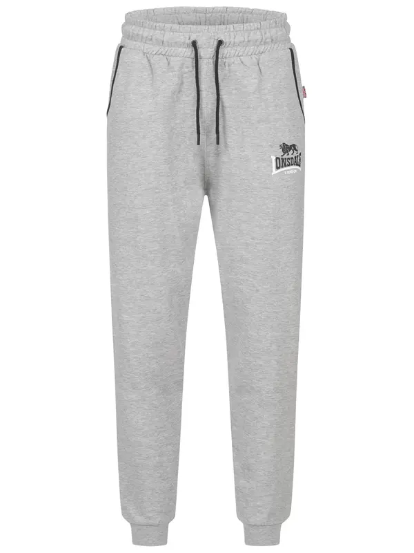 LONSDALE LONSDALE Hlače  siva melange / crna