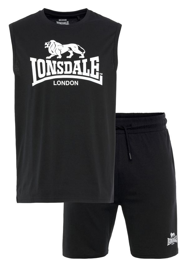 LONSDALE LONSDALE Jogging komplet  crna / bijela