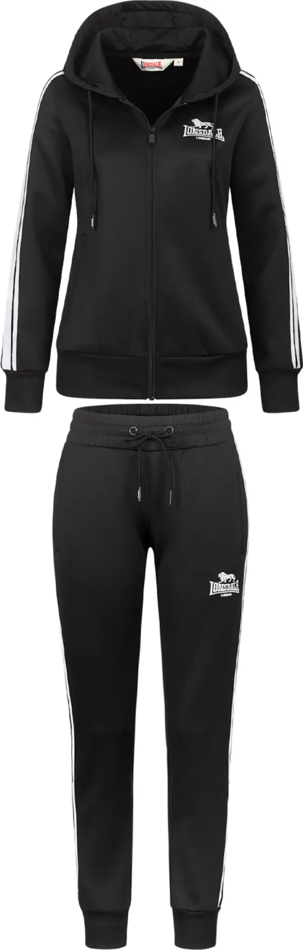 LONSDALE LONSDALE Jogging komplet  crna / bijela