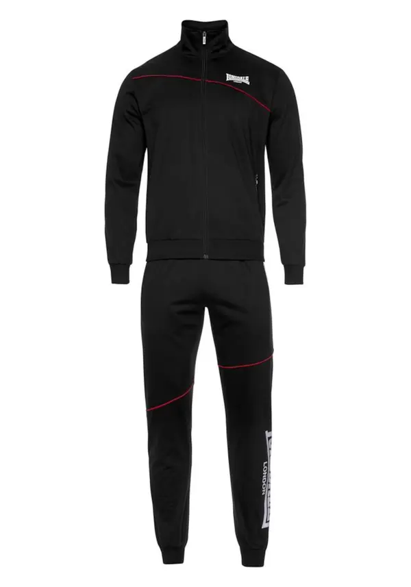 LONSDALE LONSDALE Jogging komplet 'Geddington'  krvavo crvena / crna / bijela