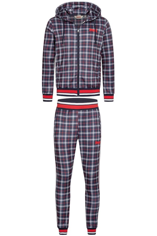 LONSDALE LONSDALE Jogging komplet 'Orbost'  morsko plava / crvena / bijela