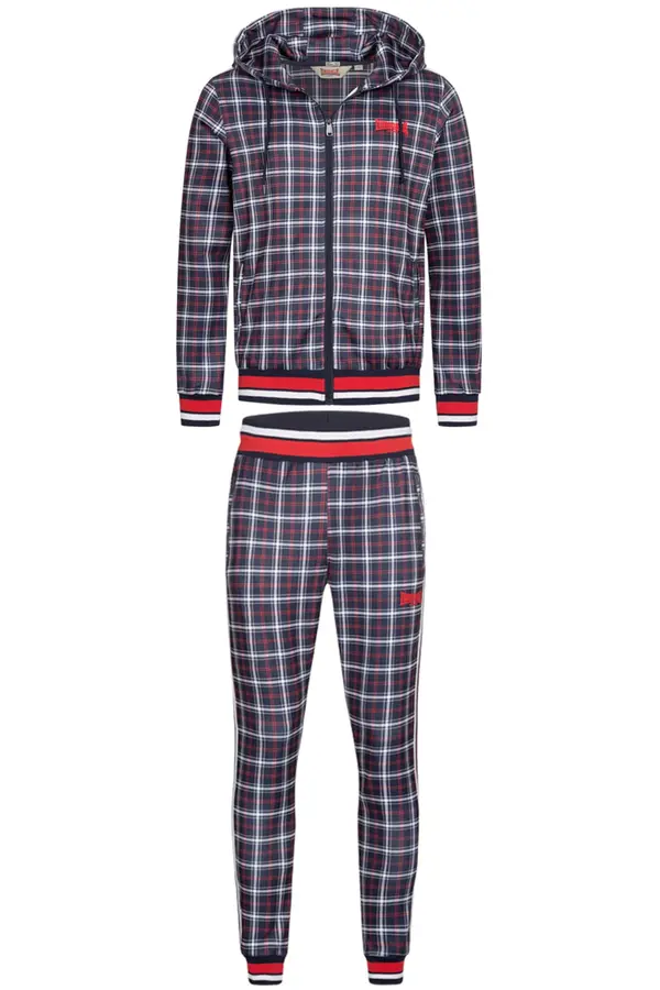 LONSDALE LONSDALE Jogging komplet 'Orbost'  morsko plava / crvena / bijela