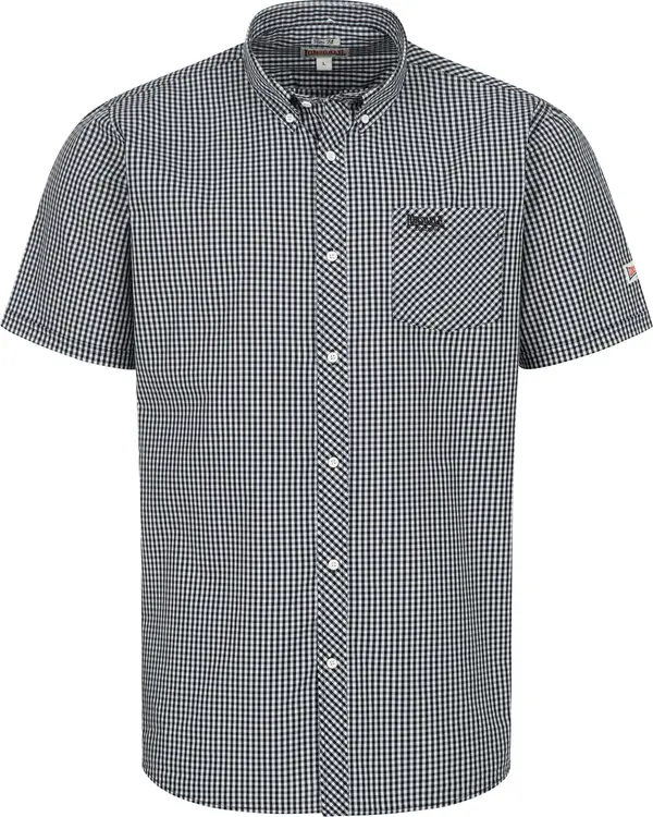 LONSDALE LONSDALE Košulja 'Brixworth'  crna / bijela
