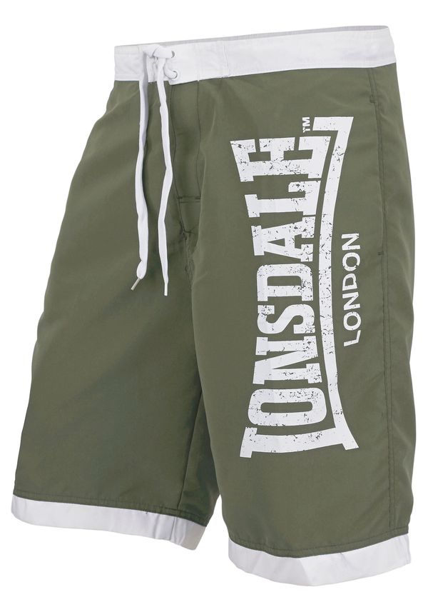 LONSDALE LONSDALE Kupaće hlače  kaki / bijela