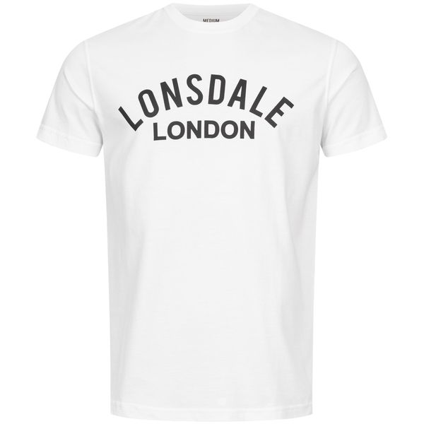 LONSDALE LONSDALE Majica ' BRADFIELD '  crna / bijela