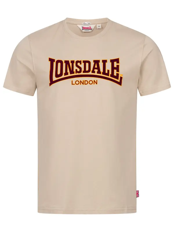 LONSDALE LONSDALE Majica 'CLASSIC'  pijesak / miks boja