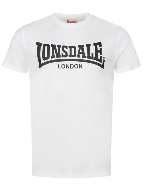 LONSDALE LONSDALE Majica 'Fulwood'  crna / bijela