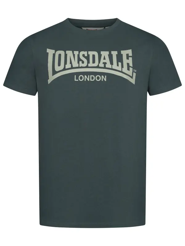 LONSDALE LONSDALE Majica 'Fulwood'  kraljevski zelena / pastelno zelena