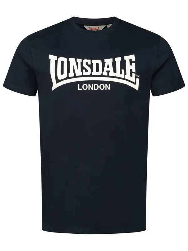 LONSDALE LONSDALE Majica 'Fulwood'  mornarsko plava / bijela