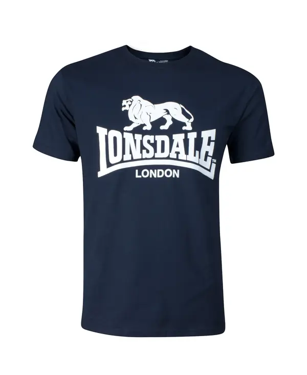 LONSDALE LONSDALE Majica  mornarsko plava / bijela
