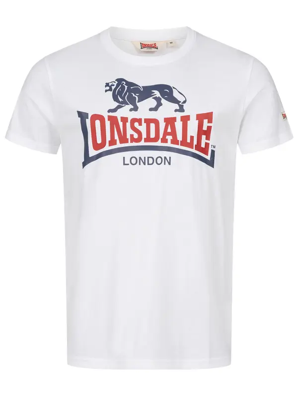 LONSDALE LONSDALE Majica  mornarsko plava / crvena / bijela