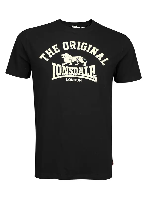 LONSDALE LONSDALE Majica 'Original'  ecru/prljavo bijela / crna