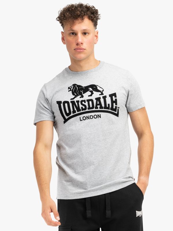 LONSDALE LONSDALE Majica  siva / crna