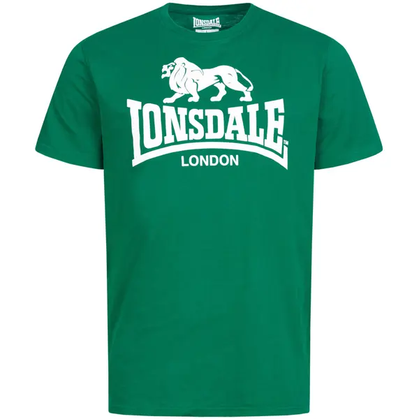 LONSDALE LONSDALE Majica  smaragdno zelena / bijela