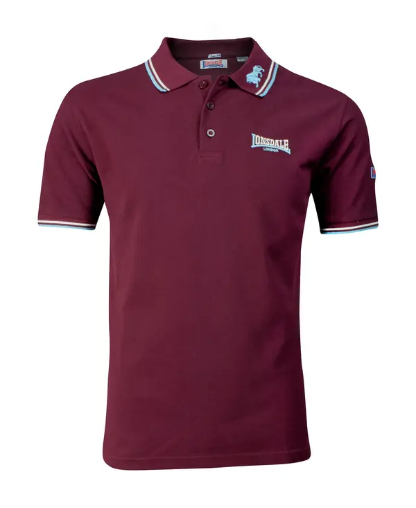 LONSDALE LONSDALE Majica  svijetlobež / mornarsko plava / burgund