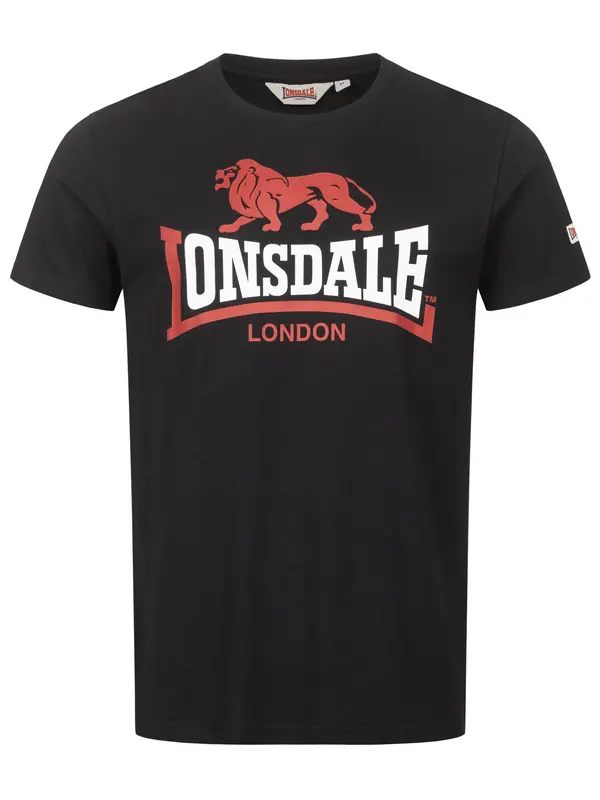 LONSDALE LONSDALE Majica  svijetlocrvena / crna / bijela
