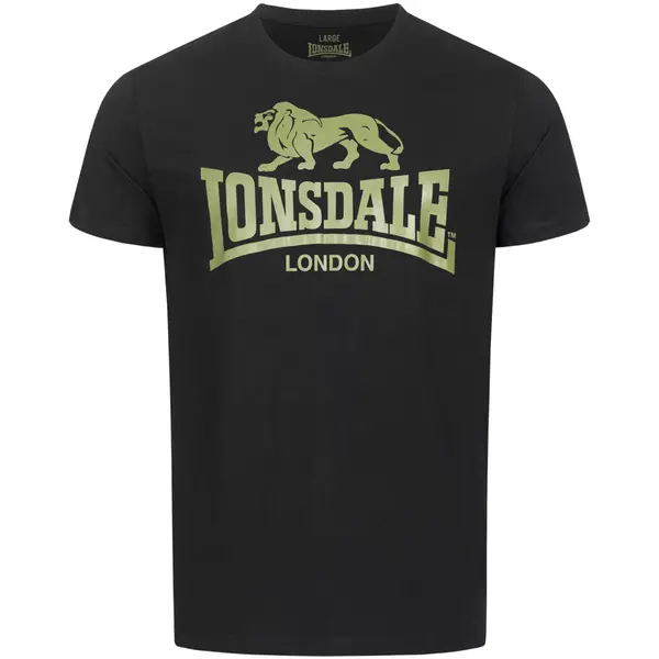 LONSDALE LONSDALE Majica  svijetlozelena / crna