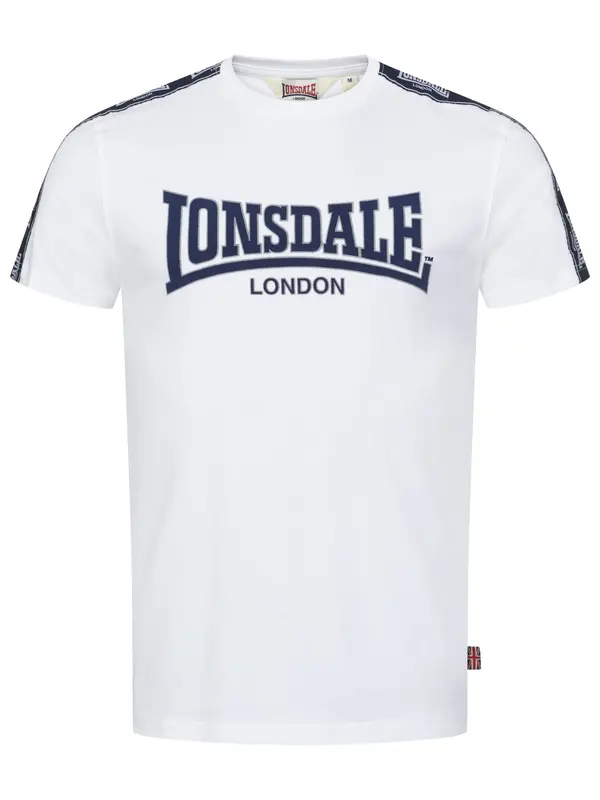 LONSDALE LONSDALE Majica 'Vementry'  morsko plava / bijela