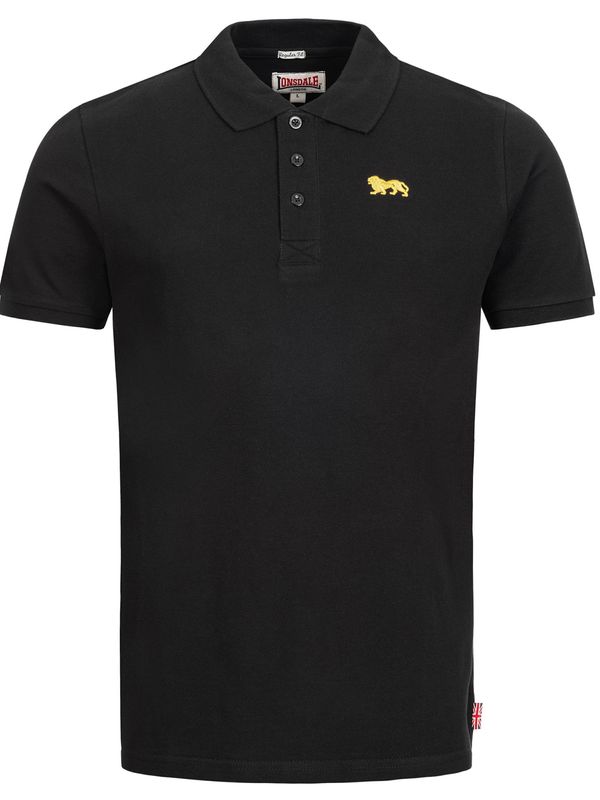 LONSDALE LONSDALE Majica 'Whalton'  žuta / crna