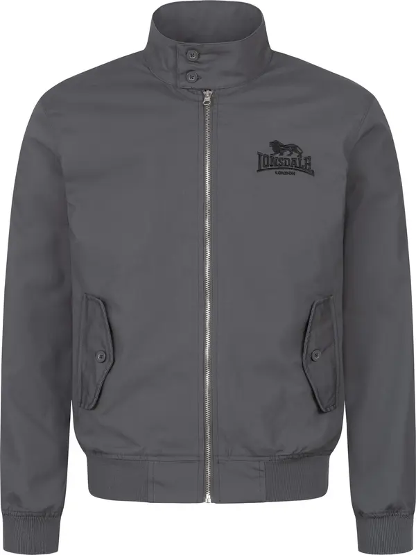 LONSDALE LONSDALE Prijelazna jakna 'Acton'  antracit siva / crna
