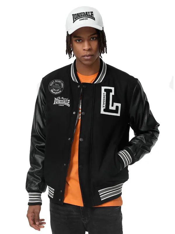 LONSDALE LONSDALE Prijelazna jakna 'Oxford All Season'  crna