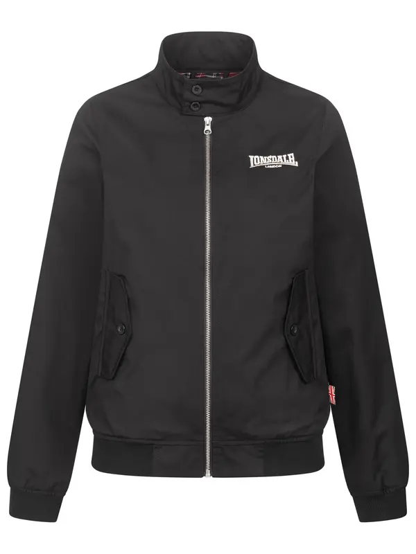 LONSDALE LONSDALE Prijelazna jakna ' RODEEN '  crna / bijela