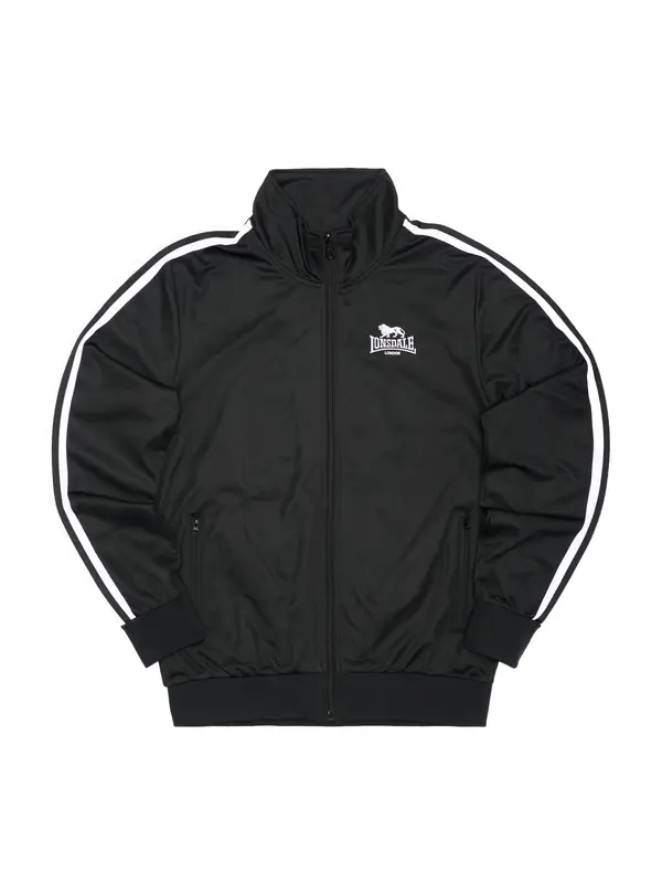 LONSDALE LONSDALE Sportska jakna 'Hoylake'  crna / bijela