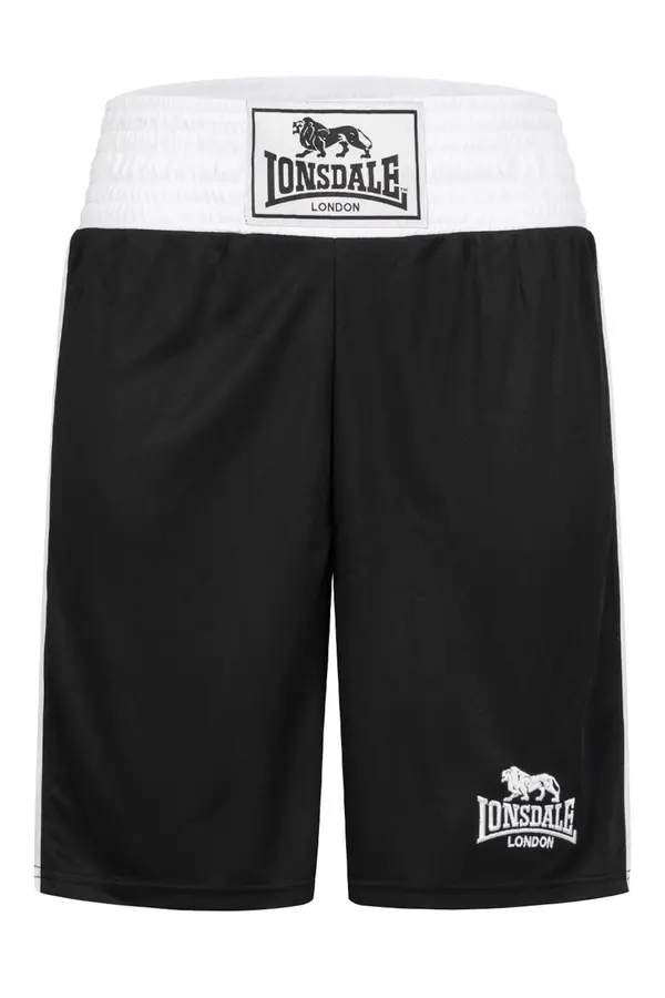LONSDALE LONSDALE Sportske hlače  crna / bijela