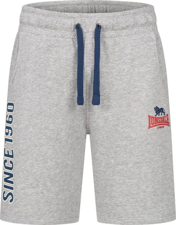 LONSDALE LONSDALE Sportske hlače  tamno plava / siva melange / crvena