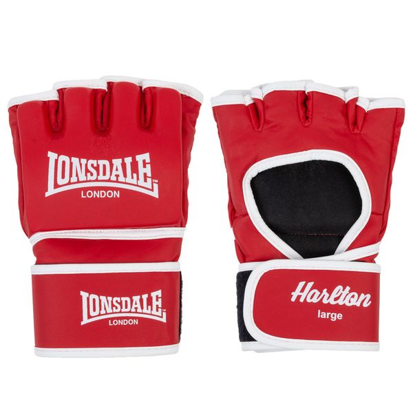 LONSDALE LONSDALE Sportske rukavice 'Harlton'  crvena / bijela