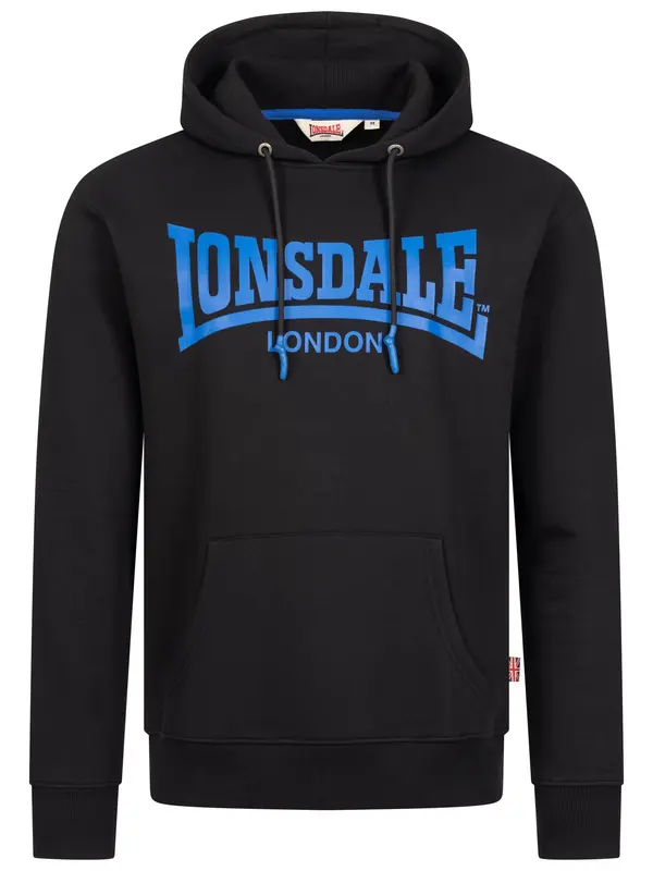 LONSDALE LONSDALE Sweater majica 'Chatsworth'  azur / crna