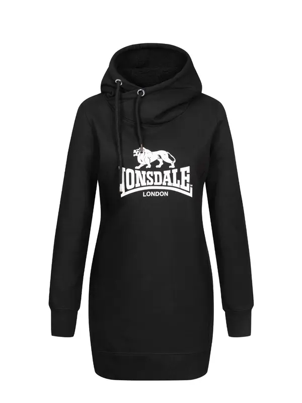 LONSDALE LONSDALE Sweater majica  crna / bijela