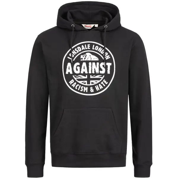 LONSDALE LONSDALE Sweater majica  crna / bijela