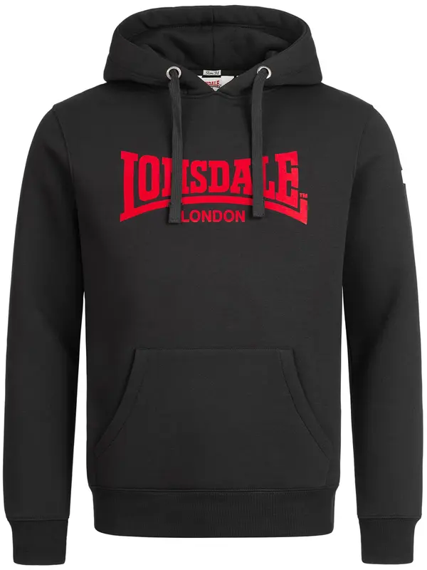 LONSDALE LONSDALE Sweater majica  crvena / crna