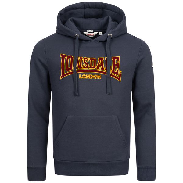 LONSDALE LONSDALE Sweater majica  mornarsko plava / narančasta