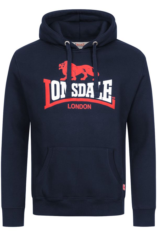 LONSDALE LONSDALE Sweater majica 'THURNING'  mornarsko plava / miks boja