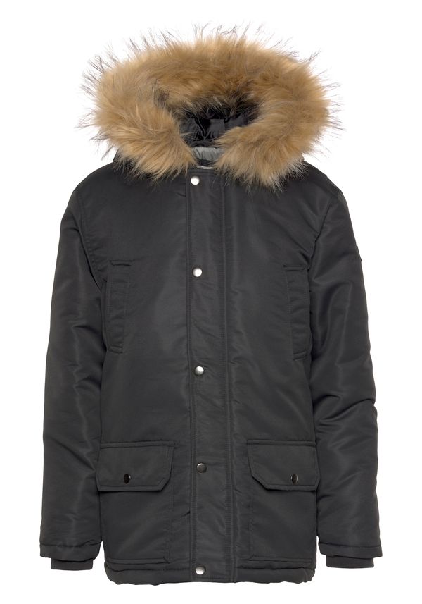 LONSDALE LONSDALE Zimska jakna  crna / bijela