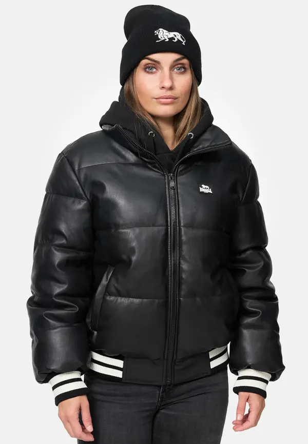LONSDALE LONSDALE Zimska jakna 'Hybreasal'  crna / bijela