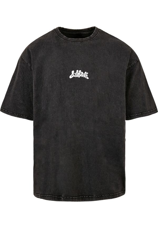 Lost Youth Lost Youth Majica 'Beautiful Chaos'  golublje plava / crna / bijela