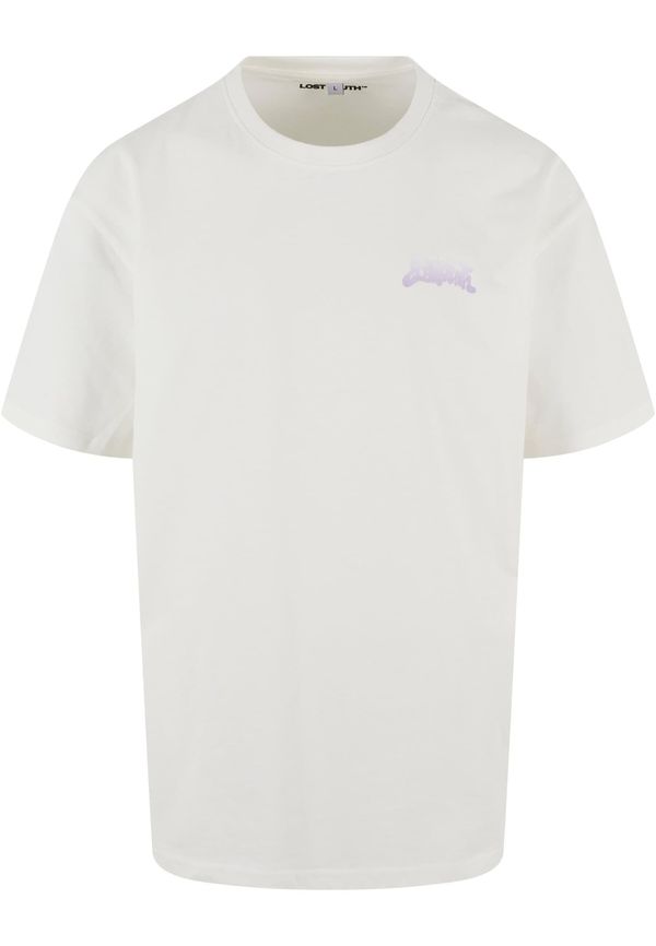 Lost Youth Lost Youth Majica 'Heart'  boja pijeska / lavanda / svijetloljubičasta