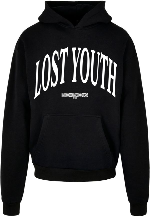 Lost Youth Lost Youth Sweater majica 'Classic V.1'  crna / bijela