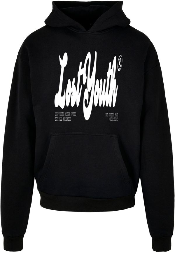 Lost Youth Lost Youth Sweater majica 'Classic V.2'  crna / bijela