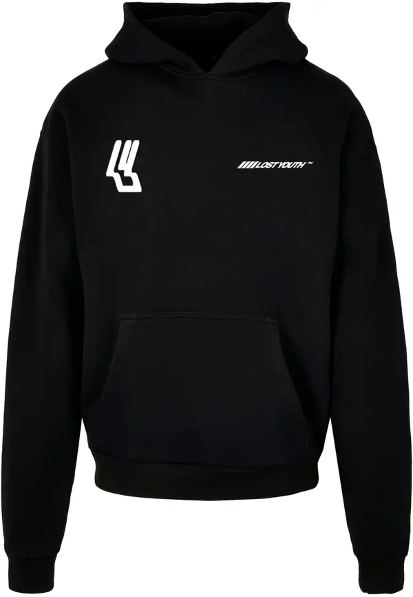 Lost Youth Lost Youth Sweater majica  crna / bijela