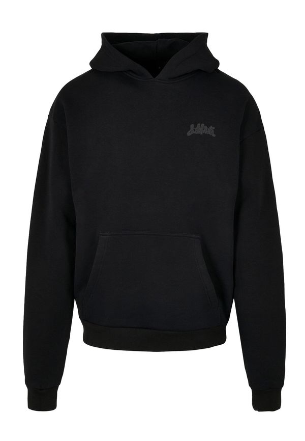 Lost Youth Lost Youth Sweater majica 'Dripping Heart'  golublje plava / siva / crna